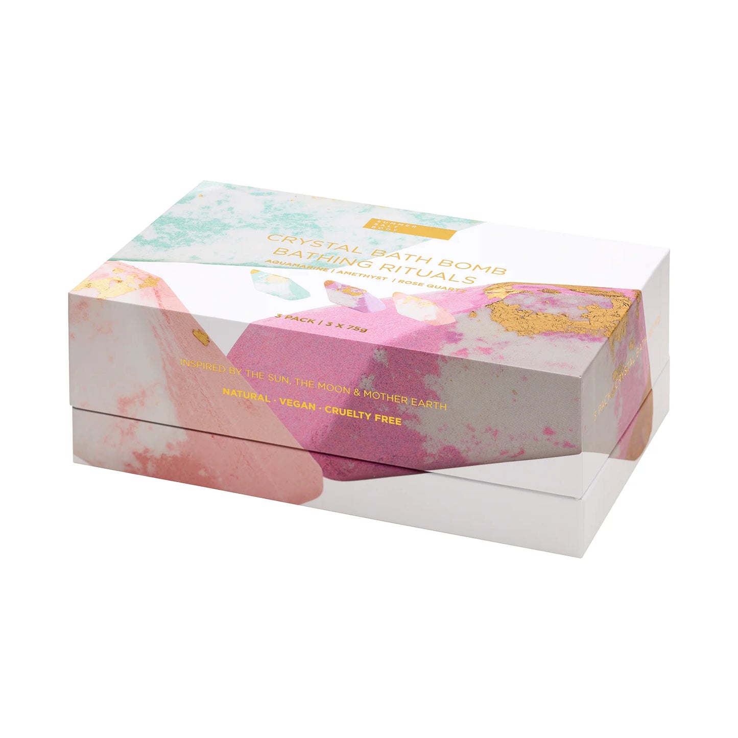 CRYSTAL BATH BOMB BATHING RITUALS / 3PACK