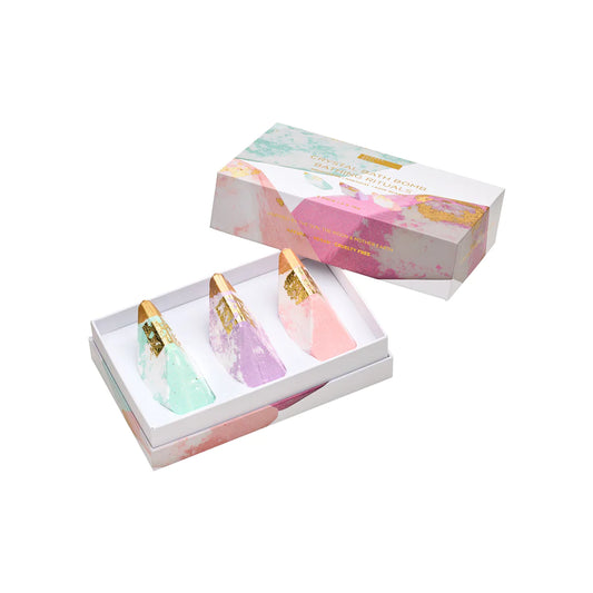 CRYSTAL BATH BOMB BATHING RITUALS / 3PACK